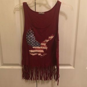charlotte russe patriotic tank